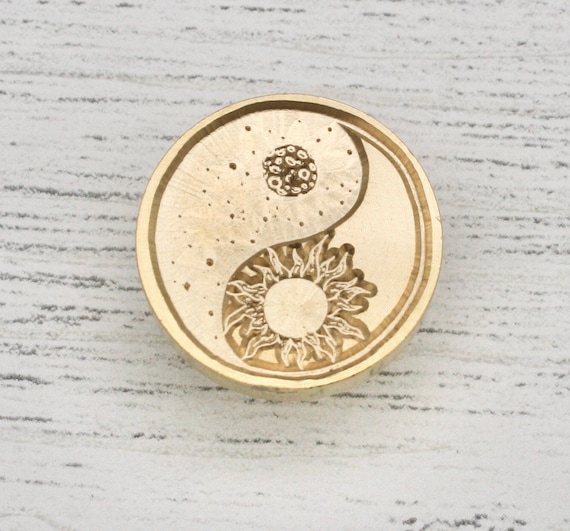 Ying and Yang Metal Wax Stamp Head, Wax Seal Head, Wax, Metal Wax Seal  Stamp, Craft Supplies, Wax Seal Stamp for Envelopes 