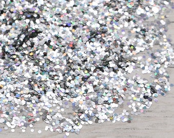 Silver Shine Glitter 10g, Limited Edition, Hand Mixed, Resin Arts, Resin Craft, Table Confetti, Slime Making, Nail Art Glitter, Glitter Art