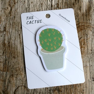 Cactus Sticky Notes, Sticky Pad Notes, Note Pad, Planner Notes, Memo Pad, Planning Notes, Cancelleria, Memo