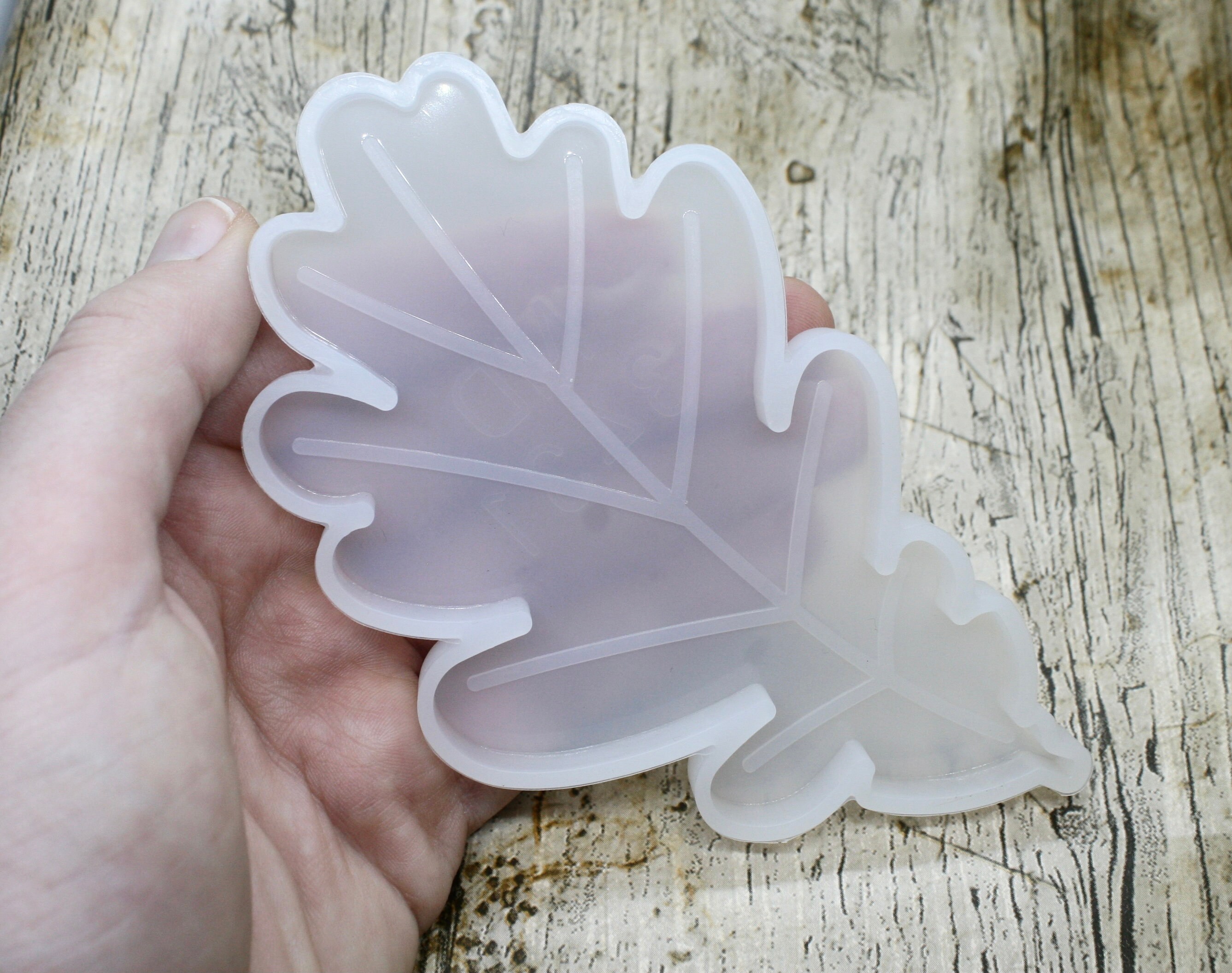Oak Leaf Silicone Mould Art Supplies Craft Supplies Oak Etsy