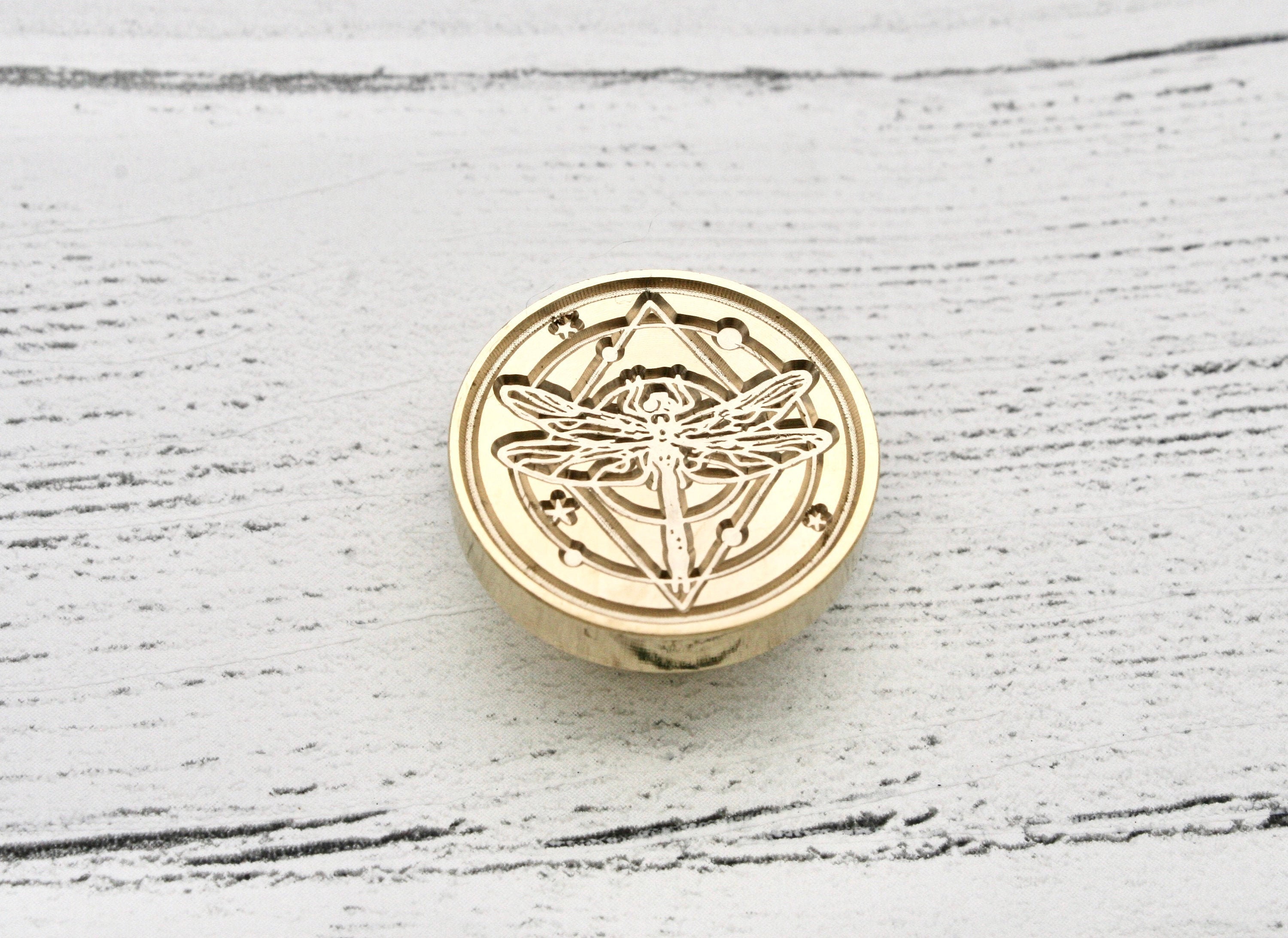 Dragonfly Metal Wax Stamp Head, Wax Seal Head, Wax, Metal Wax Seal Stamp,  Craft Supplies, Wax Seal Stamp for Envelopes 