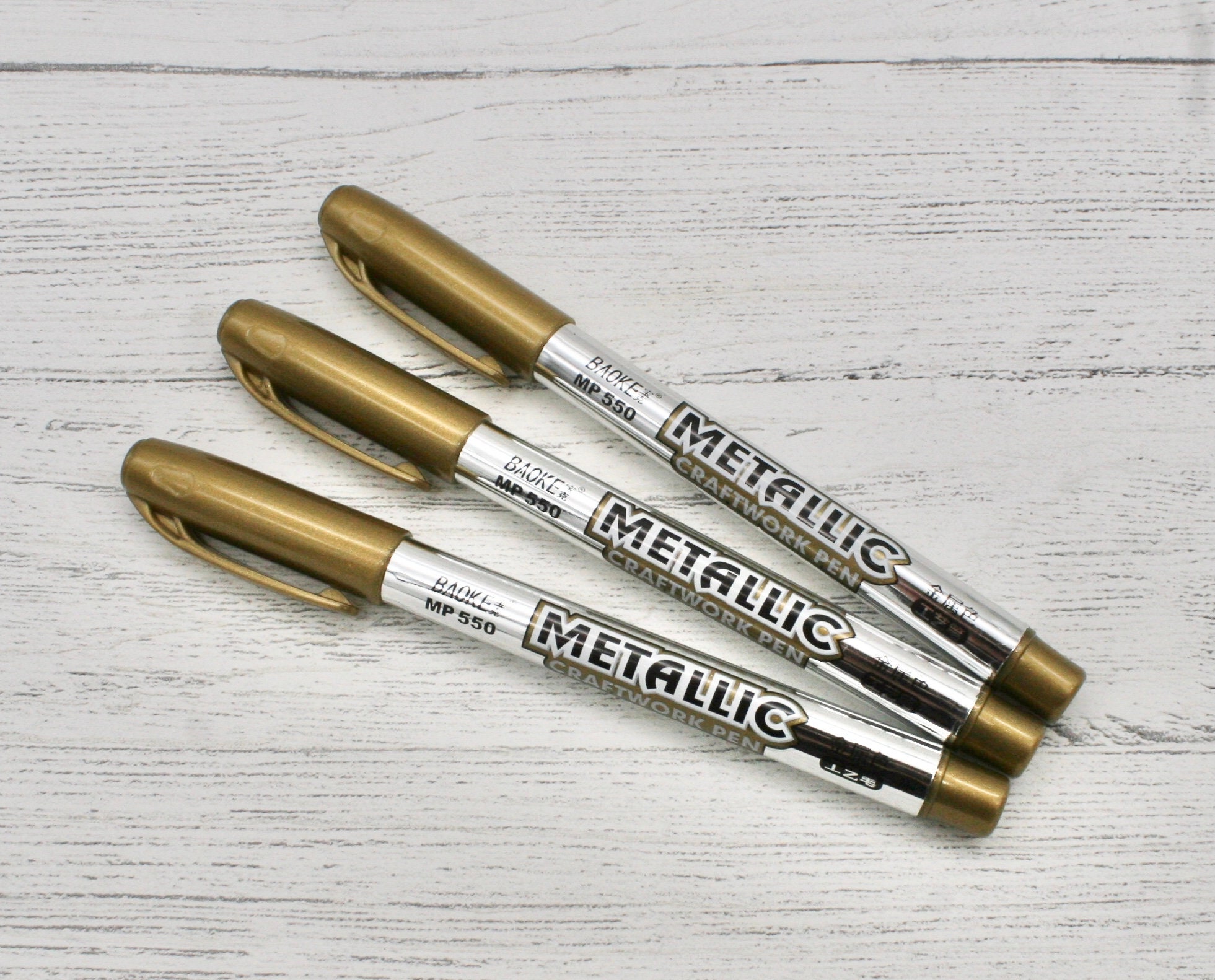 Resin Art Metallic Paint Pens Coaster Edges Set of 5 Gold Silver Champagne  Copper Blush -  Denmark