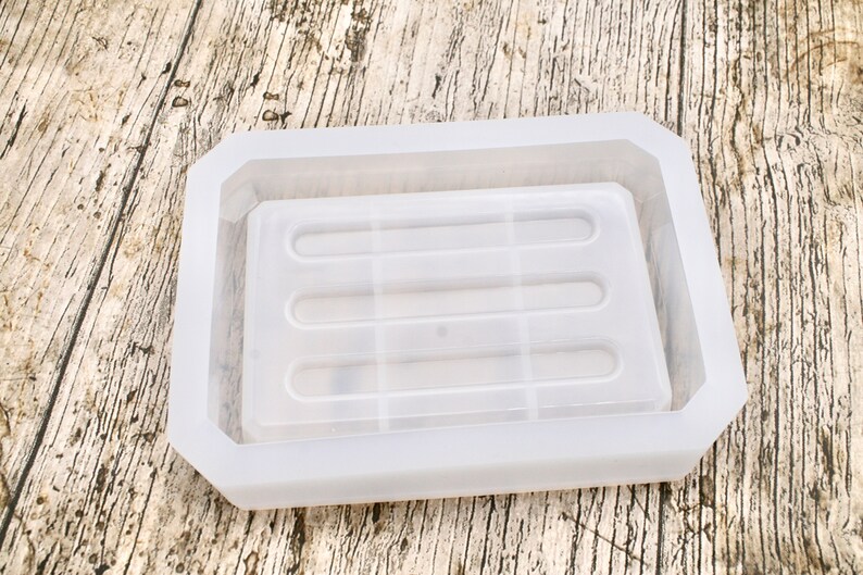 Ribbed Soap Dish Silicone Mould Soap Holder Silicone Mould Etsy