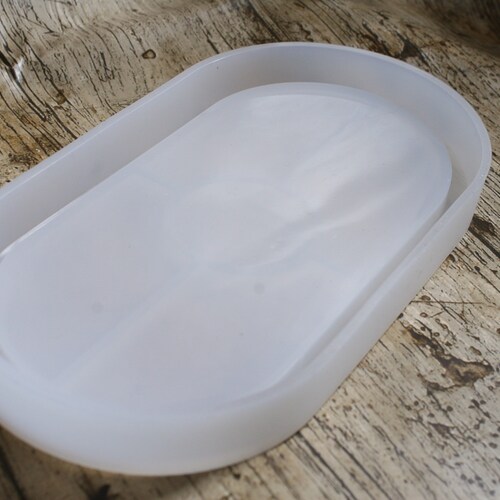 Oval Tray Dish Mould Rolling Tray Trinket Dish Flexible Etsy