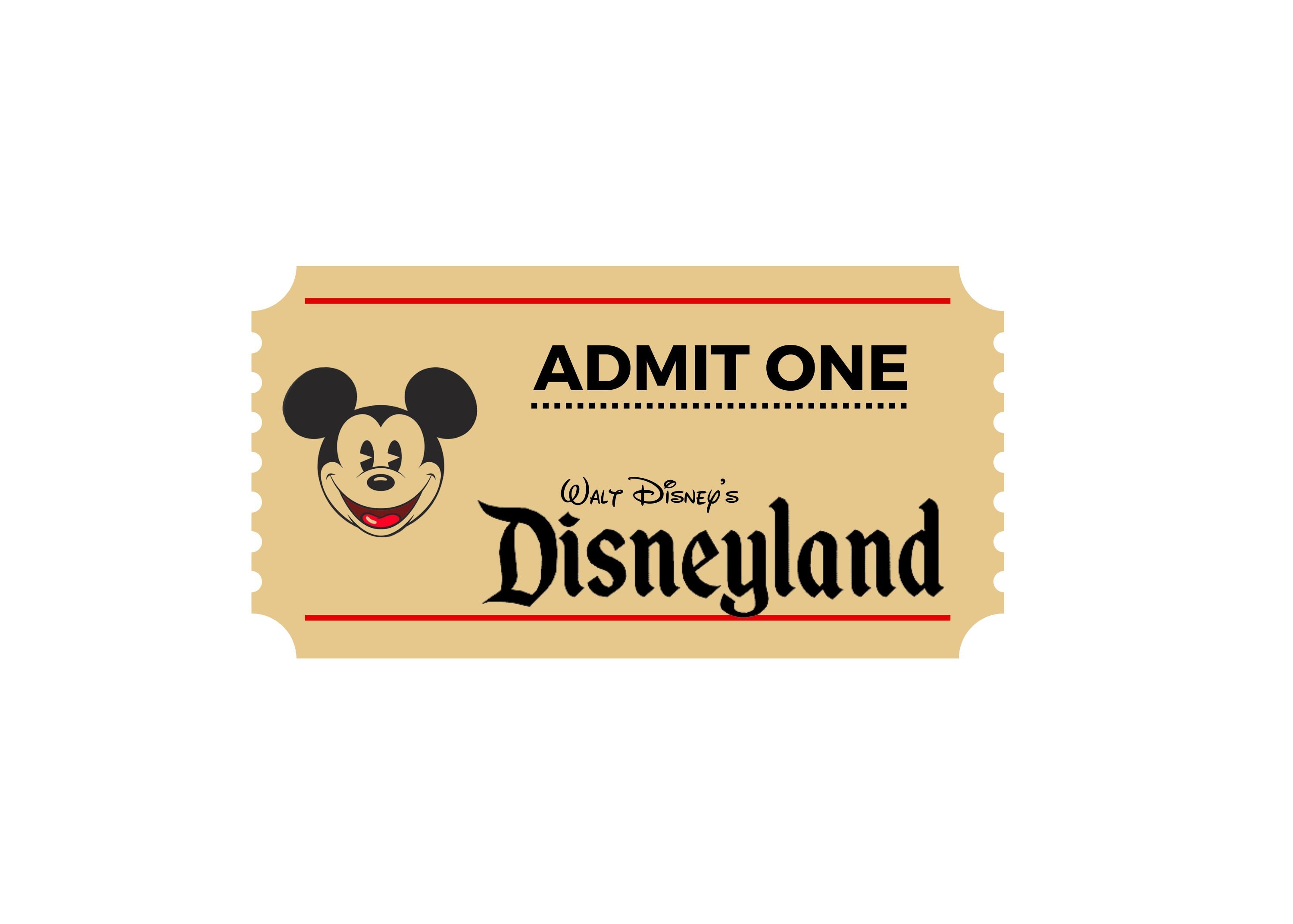 Printable Disney Disneyland Printable Admission Ticket Etsy Printable Disney Disneyland Printable Admission Ticket Etsy