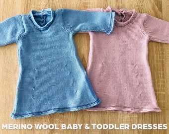wool dress for baby boy