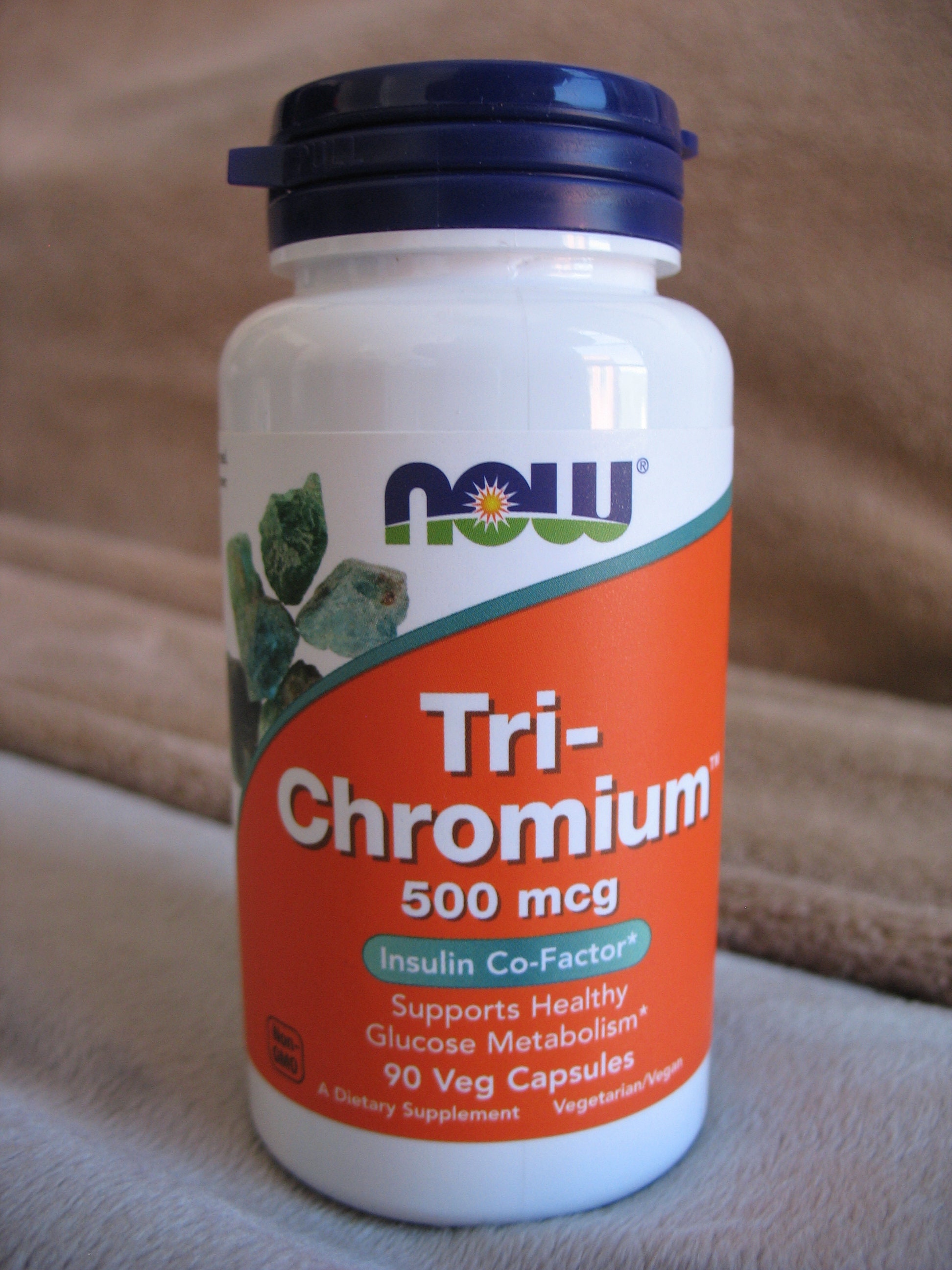 Now Foods Tri-Chromium 500 mcg 90 Capsules végétales | Etsy