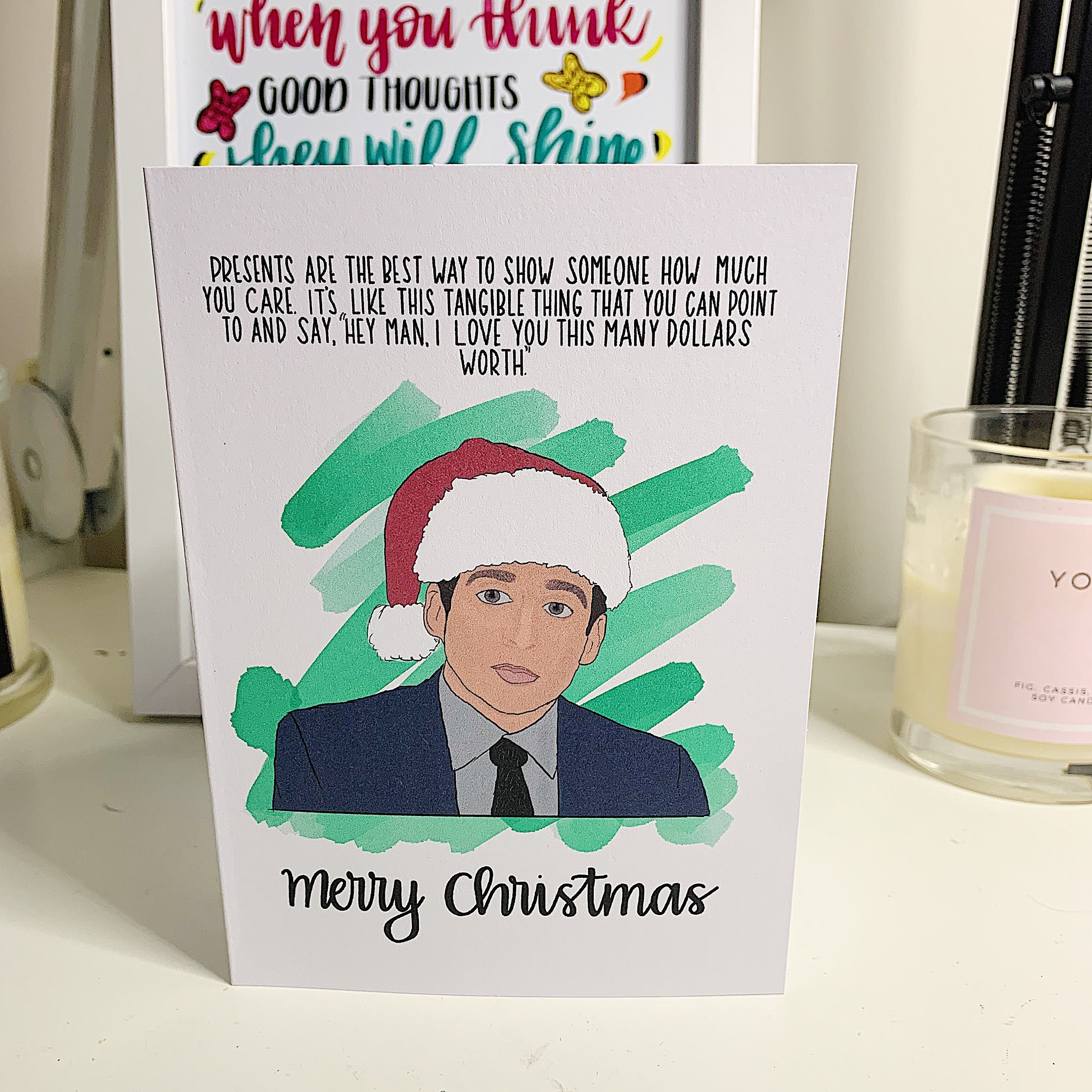 Michael Scott Christmas Card 