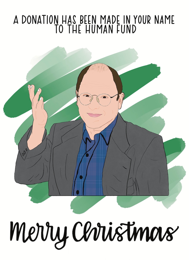 George Costanza Christmas Card 