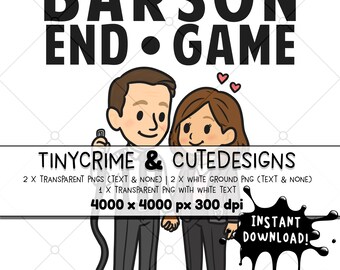 Barson Chibi Digitaler Download | Olivia Benson und Rafael Barba Romantische SVU PNG | Law & Order Fan Art zum Selbermachen