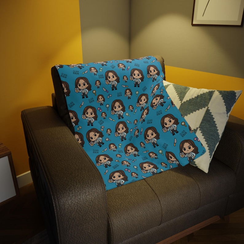 Law & Order SVU Olivia Benson Fleece Blanket – Soft Plush Throw for Fans – Cozy TV Show Gift and Home Decor image 3