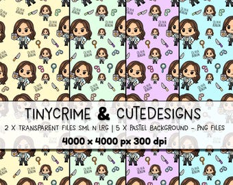 Olivia Benson Musterdesign | Olivia Benson Nur SVG / PNG | Law & Order Fächer Digitaler Download für Stoff, Sublimation und Kunsthandwerk