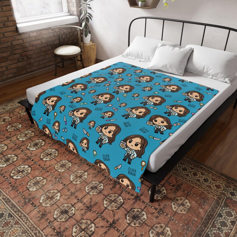 Law & Order SVU Olivia Benson Fleece Blanket – Soft Plush Throw for Fans – Cozy TV Show Gift and Home Decor image 4