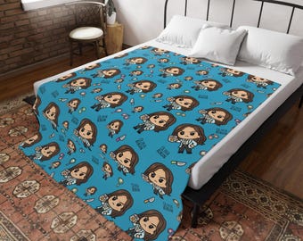 Law & Order Olivia Benson Fleece-Decke - Weicher Plüsch-Überwurf für Fans - Gemütliches Geschenk und Wohndekor