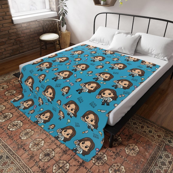Law & Order SVU Olivia Benson Fleece Blanket – Soft Plush Throw for Fans – Cozy TV Show Gift and Home Decor