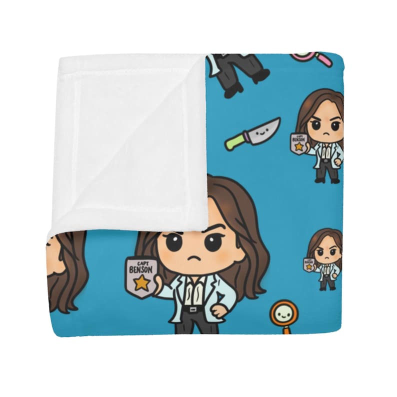 Law & Order SVU Olivia Benson Fleece Blanket – Soft Plush Throw for Fans – Cozy TV Show Gift and Home Decor image 5