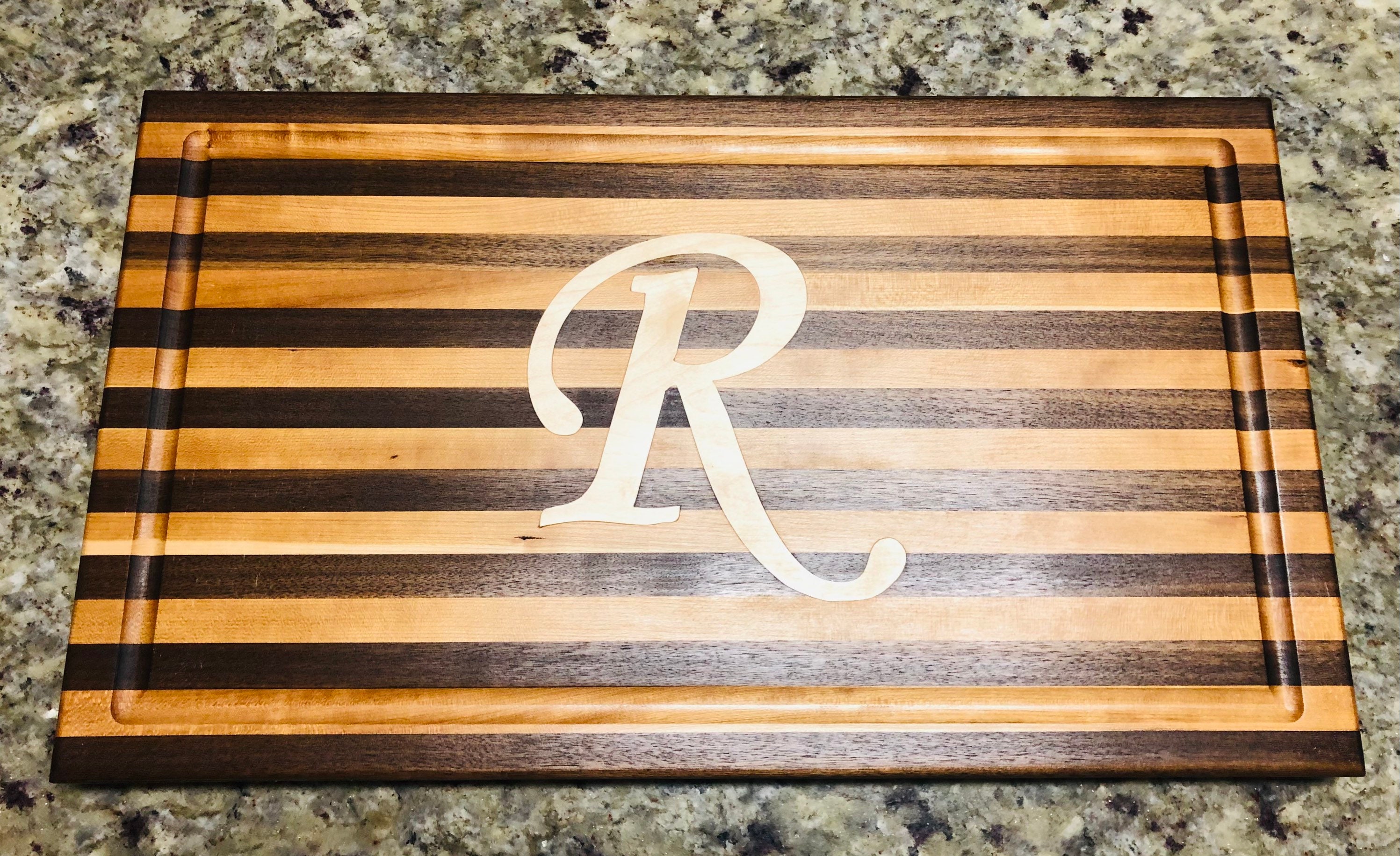 Personalized Cutting Board With Monogram Etsy UK