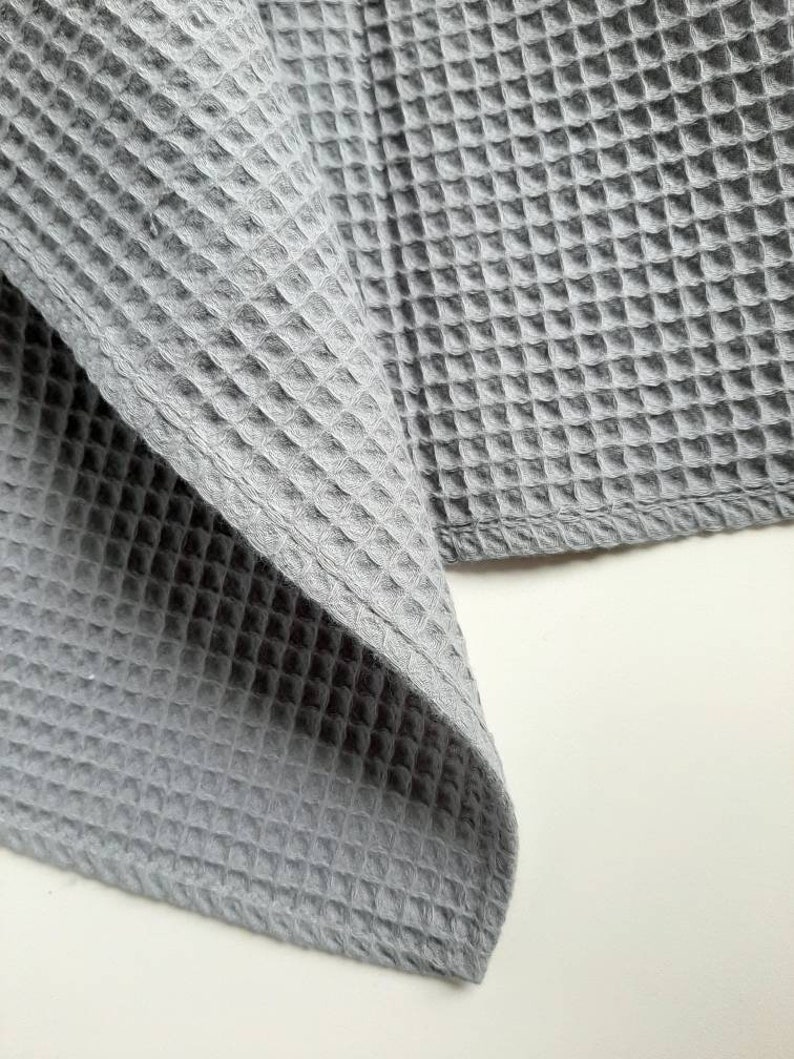 ECRU Waffle Baby Swaddle Blanket / Organic Cotton Newborn Baby Shower