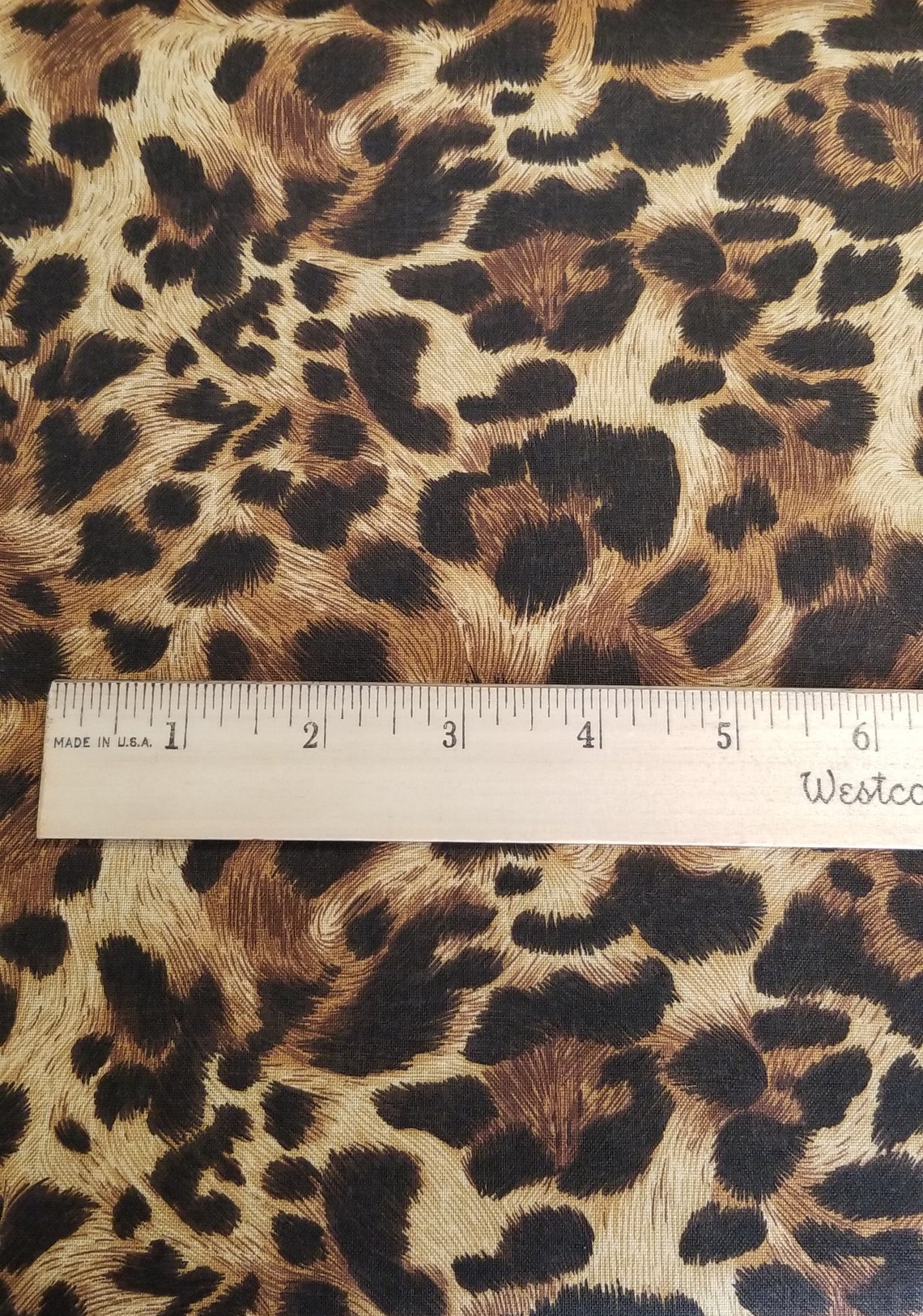 Animal Skin Print Fabric Jaguar Pattern 6 100% Woven Cotton - Etsy