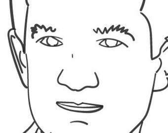 Jerome Powell Printable Coloring Page activity sheet instant download homeschool teacher resource current events