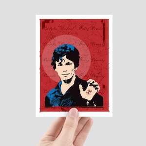 Richard Ramirez The Night Stalker 4.25" x 5.5" 2-UP Note Cards Printable PDF Instant Download