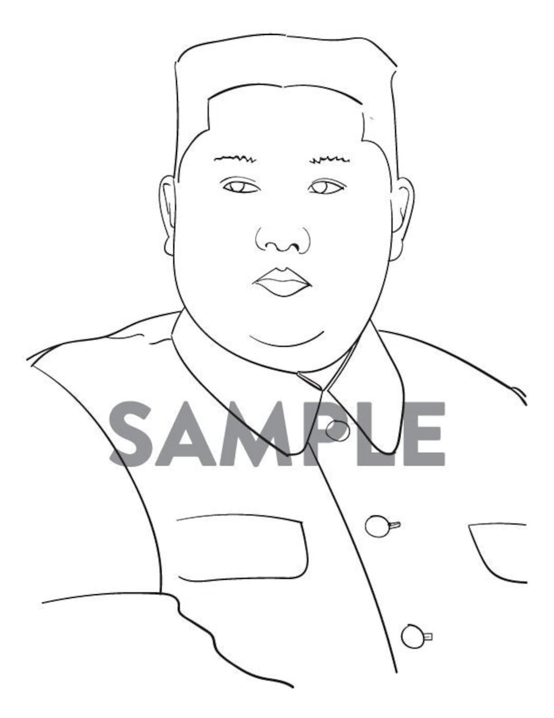 kim-jong-un-printable-coloring-page-activity-sheet-instant-etsy