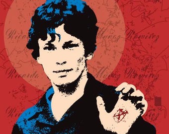 Richard Ramirez The Night Stalker 4.25" x 5.5" 2-UP Note Cards Printable PDF Instant Download