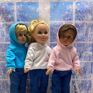 18 inch doll clothes/ hoodie/sweatshirt