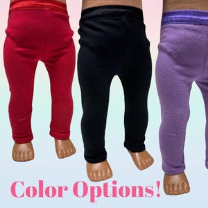 18 Inch Doll Clothes Leggings | Stretch Knit