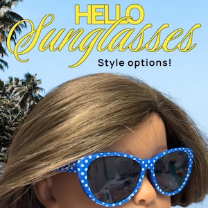 18 inch doll sun glasses/ accessories