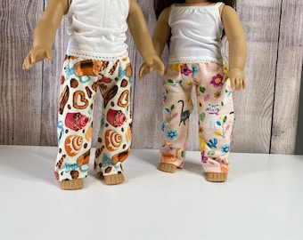 18 inch doll clothes. Pajama sets
