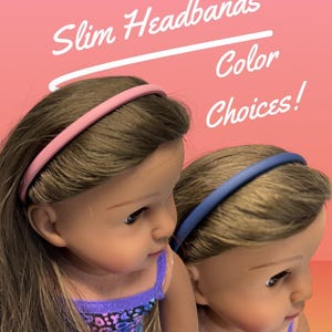 Blank Headbands for 18 Inch Dolls - Etsy display picture 1