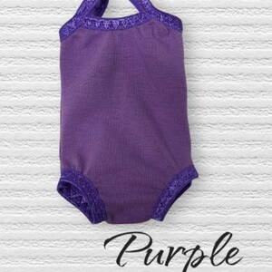 14.5 inch doll clothes/ ballet suits/ tutus/ costume Purple leotard
