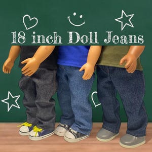 18 inch boy doll clothes/ jeans/ pants