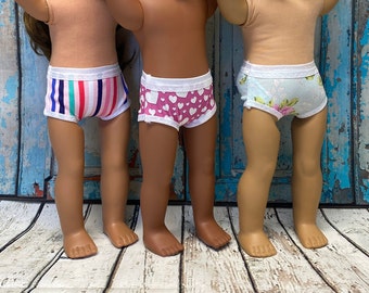 18 inch doll clothes. Doll underwear