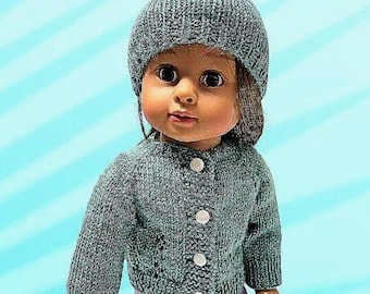 18 inch Doll Sweater/Hat /Hand made/