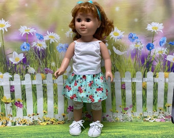 18 inch doll clothes / skirt set