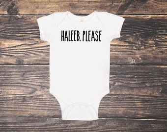 arabic personalised baby clothes