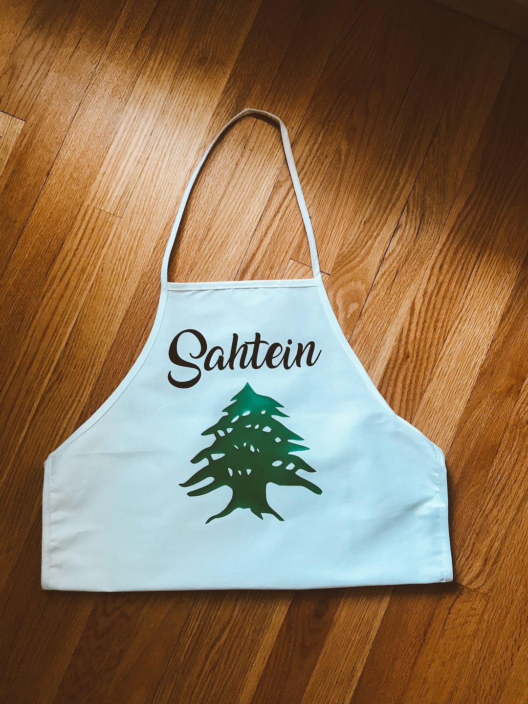 Lebanon Arabic Cedar Tree Apron Gift, Christmas, Mother's Day Gift