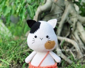 A little cat amigurumi - crochet PDF pattern