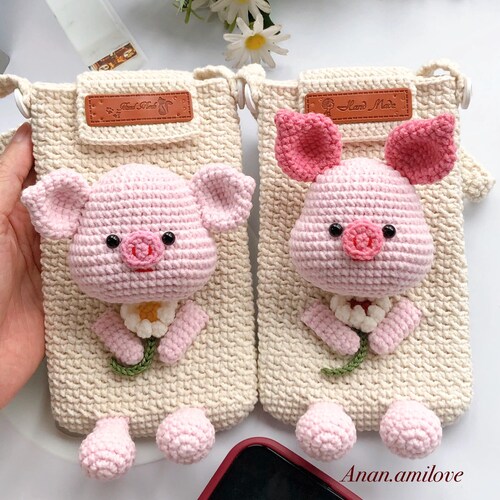 Crochet Tutorial Crochet Phone Pouch With Strap Strawberry