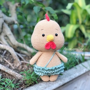 A little chicken amigurumi - crochet PDF pattern