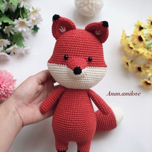 PATTERN crochet fox crochet amigurumi