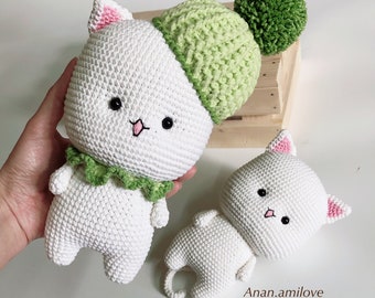 PATTERN AMIGURUMI - crochet PDF pattern - crochet cat