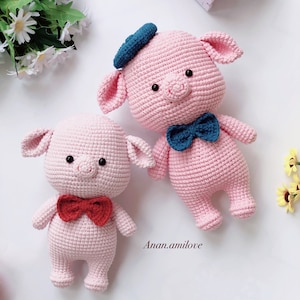 PATTERN crochet pig amigurumi
