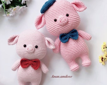 PATTERN crochet pig amigurumi