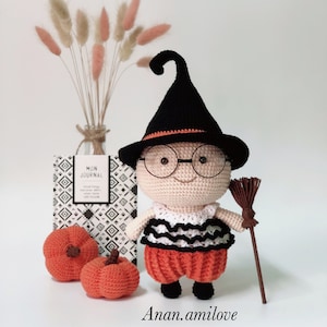 the witch baby - crochet PDF pattern, instant download