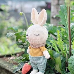 PATTERN - PDF crochet bunny amigurumi