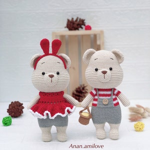 CROCHET BEAR PATTERN crochet amigurumi