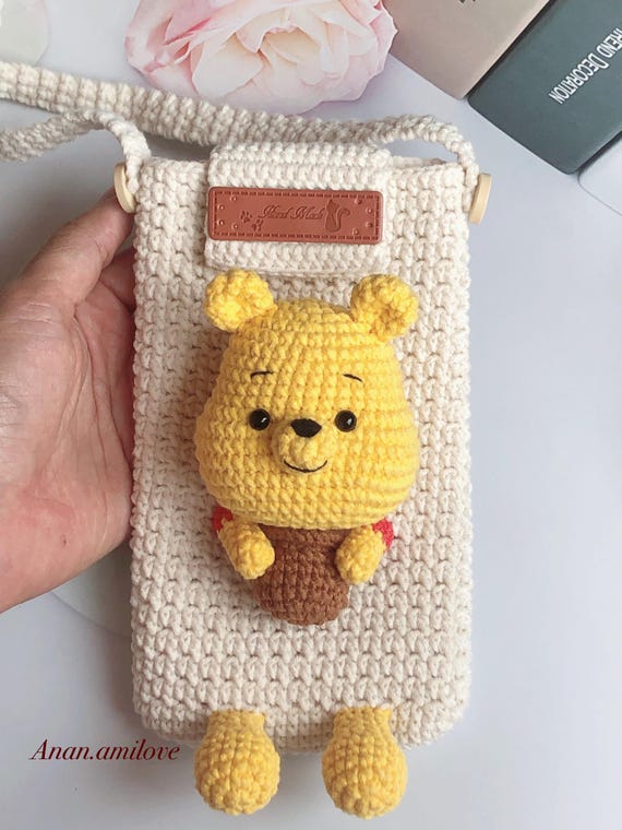 Crochet Bear Phone Pouch PATTERN (PDF Download)